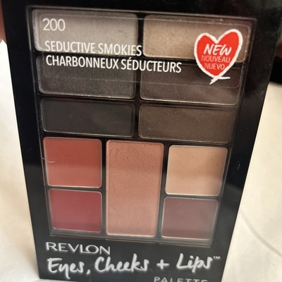 Revlon #200 Seductive Smokies palette (night out colors) Eyes Cheeks & Lips seal