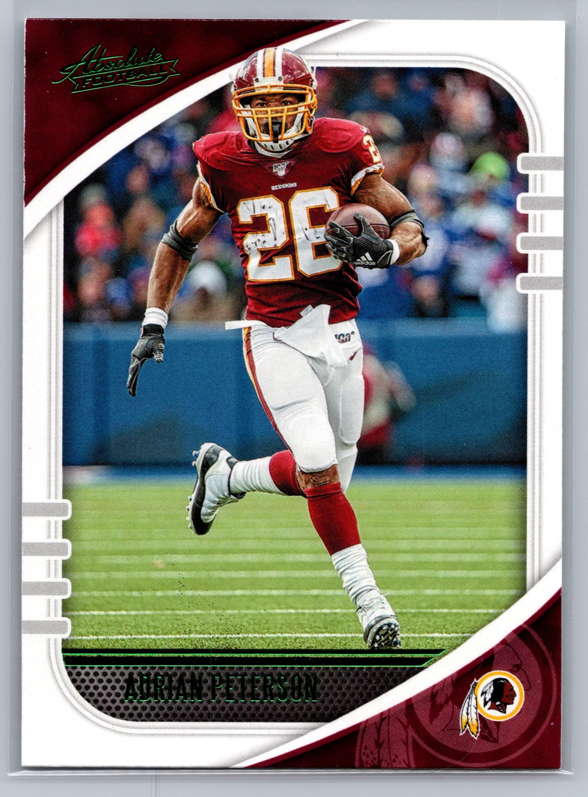 2020 Panini Absolute #6 Adrian Peterson Green
