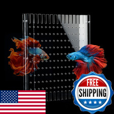 Aquarium Fish Tank Divider Clear with Suction Cups - 10/15/20 Gallon 15/20 High