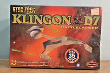 NIB Star Trek Polar Lights Klingon D7 BattleCruiser Model Snap Kit 4202 SEALED