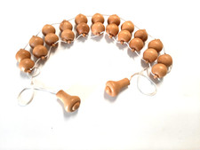 Wood  Rope 42" Back Massager   Roller for Neck, Back, and Leg Pain Relief