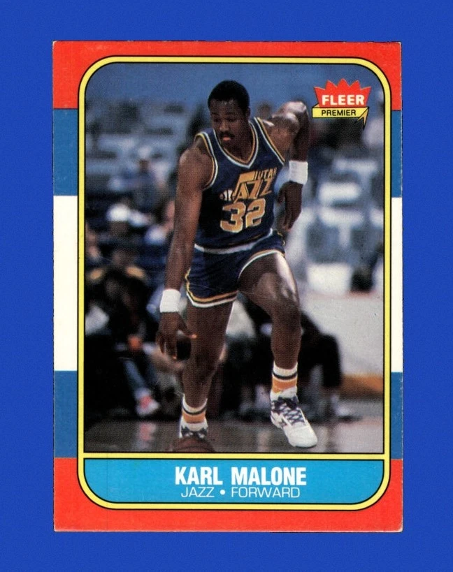 Fleer Karl Malone Basketball Rookie Sports Trading Cards