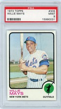 1973 Topps Willie Mays #305 PSA 9