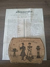 Antikes Gesellschaftsspiel Nümmerchen mit or...
