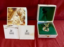 1996 Swarovski Crystal SCS Annual Edition Christmas Memories Angel Ornament COA