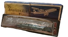 The American Ace Harmonica , Ireland-Made, Original Box