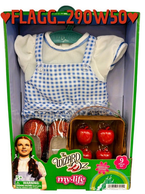 My Life As DOROTHY Wizard Of Oz 18'' Doll Fashion Ruby Slippers Apples **READ**