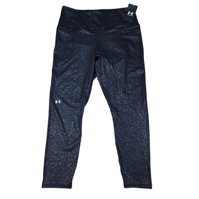 NWT Under Armour UA Motion Gloss Women's XL Ankle Leggings