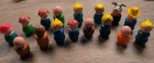 Vtg Fisher Price Little People 16 Figure Lot Wood & Plastic