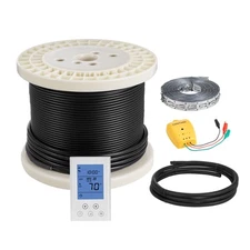 VEVOR 100 sqft Underfloor Heating Cable Kit 120V Electric Radiant with Alarm
