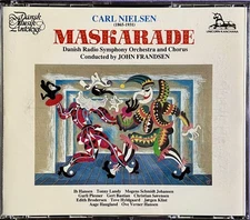 Carl Nielsen: Maskarade - John Frandsen 2 CD Set 1988 Unicorn-Kanchana Free Ship