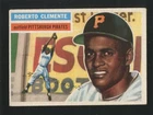 #33 ROBERTO CLEMENTE, Pirates (White Back) - 1956 Topps: VG-EX,no creases 251120