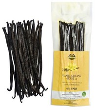 25 Plump Tahitian Vanilla Beans for Making Vanilla Extract, Vanilla Beans Gra...