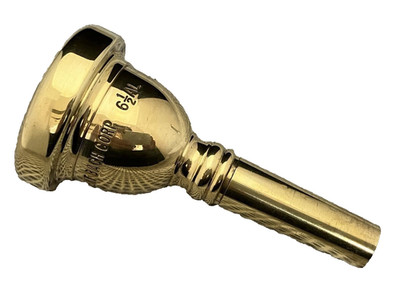 Vincent Bach CORP 6 1/2AL Gold Trombone Mouthpiece, Elkhart Early Model, ''Used''