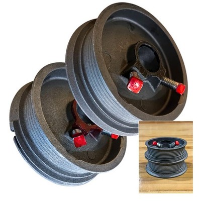 Garage Door Cable Drums Set   Compatible with Chamberlain & Roll Up Garage Do...