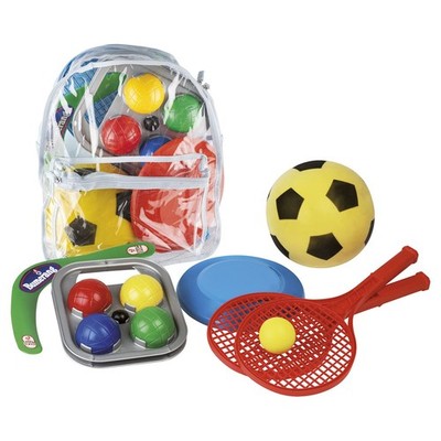 Zaino Sport - Bumerang Tennis Frisbee Pallone Bocce TSHIRT NEW
