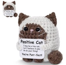Siamese Crochet Emotional Support Cat Cute Crochet Cat