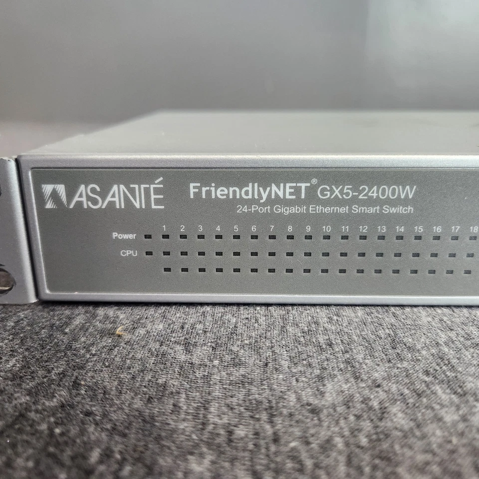 Asante Friendly NET GX5-2400W Ethernet Smart Switch 24 Ports Gigabit - Image 2 of 4