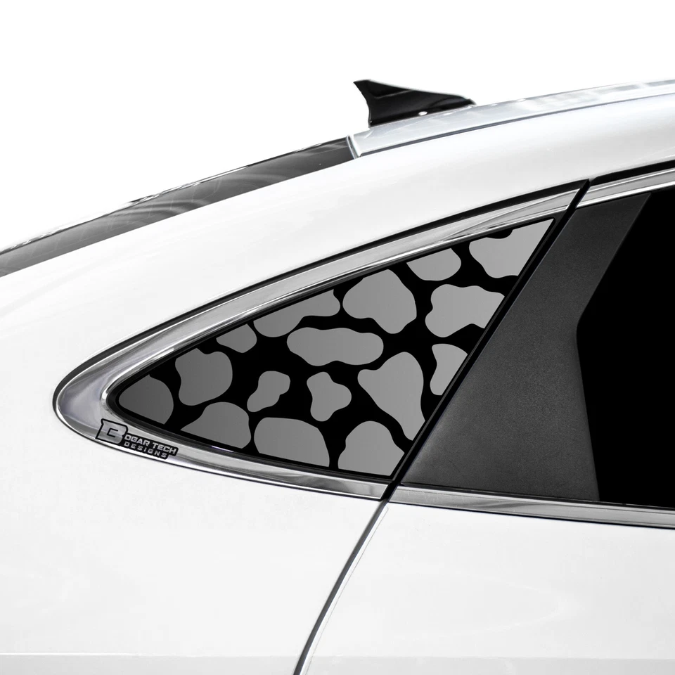 Se adapta a Hyundai Sonata 2020-2023 ventana leopardo guepardo impresión vaca calcomanía pegatina Foto 2 de 4