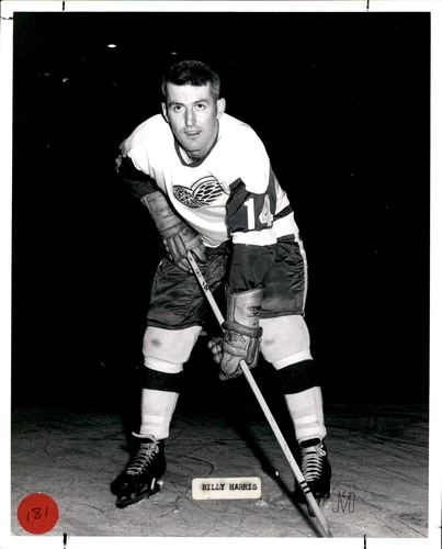 JDE6 Original James D. McCarthy Photo BILLY HARRIS 1965-66 DETROIT RED WINGS CTR