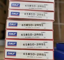 1PC SKF 61810-2RS1 Deep Groove Ball Bearing