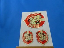 Cincinnati Reds 3 Stickers Shiny Reflective