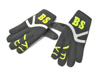 schwarz gelbe Motocross Erwachsene Handschuhe Größe Large Rennmotorrad MTB ATV