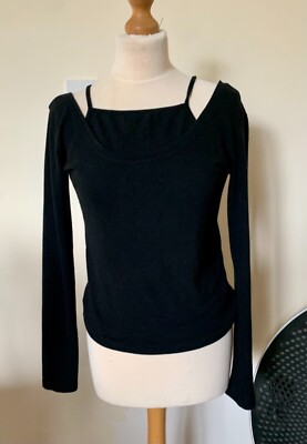 By Swan Paris Black Top Size UK 10-12