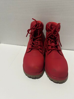 Lugz Red Boots Ankle High Boots Boys Boots Size US