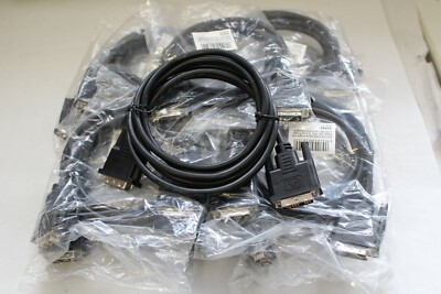 10 x DVI Monitorkabel DVID 18+1 Stecker LCD TFT - Monitore 2,0 m  Neu schwarz