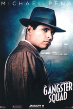 MICHAEL PENA signed Autogramm 20x30cm GANGSTER SQUAD in Person autograph COA