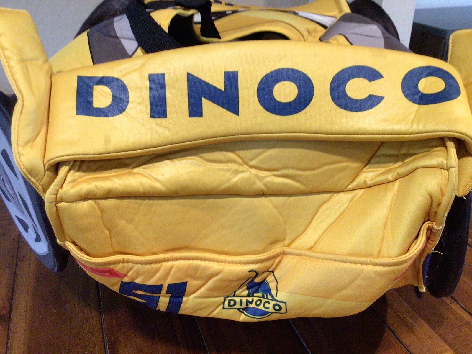 Disney Cars Dinoco Yellow Car Costume Halloween Dress Up Lightning McQueen