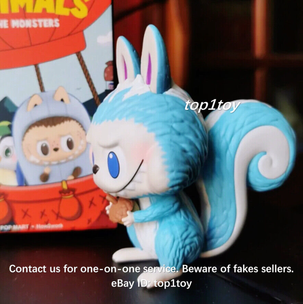 POP MART x HOW2WORK Labubu The Monsters Animals Squirrel POP MART x HOW2WORK Labubu The Monsters Animals Squirrel