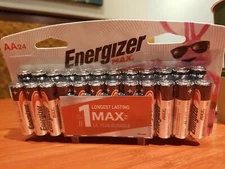 Energizer AA Batteries  Alkaline Battery, 24 Count - Free Ship From USA SELLER 