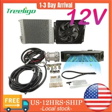 12V Underdash Only Cool Air Conditioner Universal Electric AC Unit for Car Van