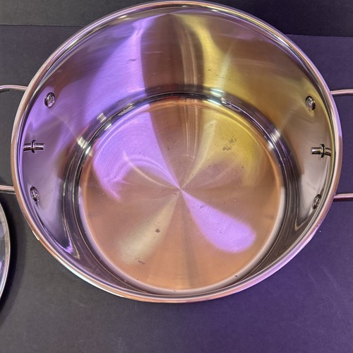 Wolfgang Puck Collection 7Qt Stainless Steel Stock Pot 022020 wGlass Lid 10x6in - Picture 6 of 7