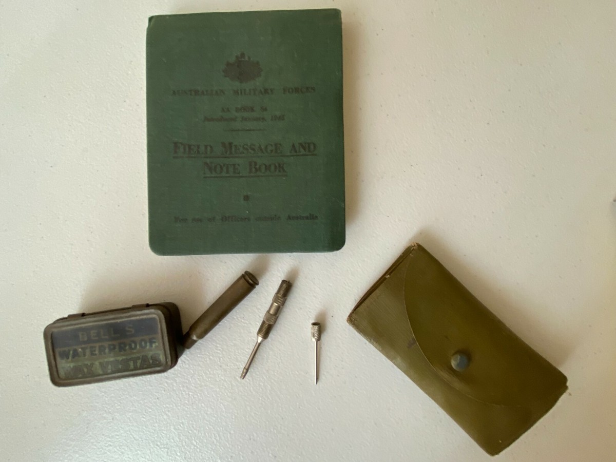 1945 World War 2 AUSTRALIAN Military Forces – Field Message and 