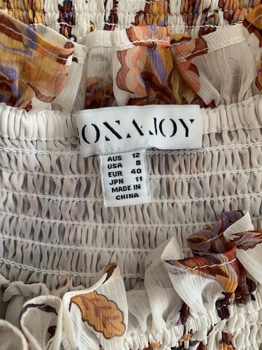 Shona Joy Baez Shirred Mini Dress 12 - Picture 7 of 10