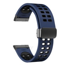 For Fitbit Versa 4/Versa 3 Sense/Sense 2 Magnetic Silicone Sport Wristband Strap