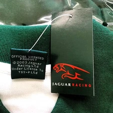 Official Jaguar Racing Polo Shirt Adult Sz Med Green 2003 Collector Item