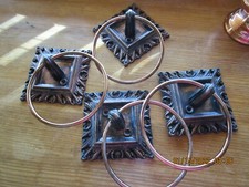"Coppercraft Guild" Vintage Look Towel Rings Holder Wall Mounting ,Made in USA