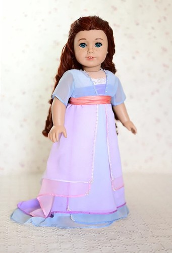 Printed Pattern 18" Doll Clothes American Girl Titanic Edwardian Formal Dress - Picture 6 of 9
