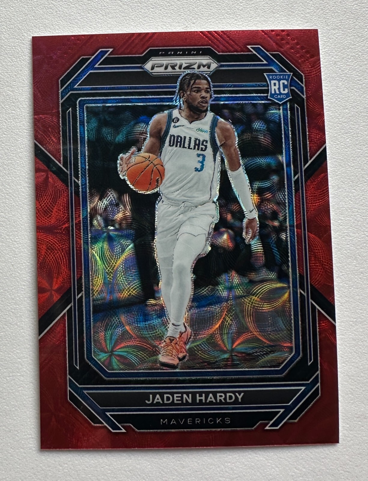 2022-23 Panini Prizm Prizms Choice Red #226 Jaden Hardy /88 RC rookie #X4915