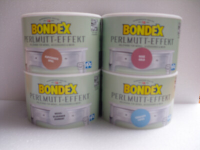  Bondex Perlmutt-Effekt Farbe 0,5L  verschiedene Farbtöne