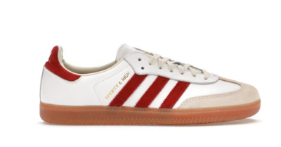 DS Authentic Sporty & Rich x Samba OG White Core Burgundy IF5660 5-7