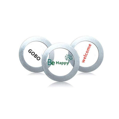 Customized 37.5mm Advertising Sign Company Logo Lens for LED GOBO Logo Projector