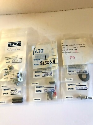 #ad ONE LOT OF CLARKE MISC. PARTS 9 PART NUMBERS 41 PARTS FREE SHIPPING $19.99