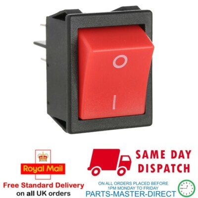FITS NUMATIC HENRY HETTY JAMES VACUUM CLEANER HOOVER ROCKER ON OFF SWITCH pmd