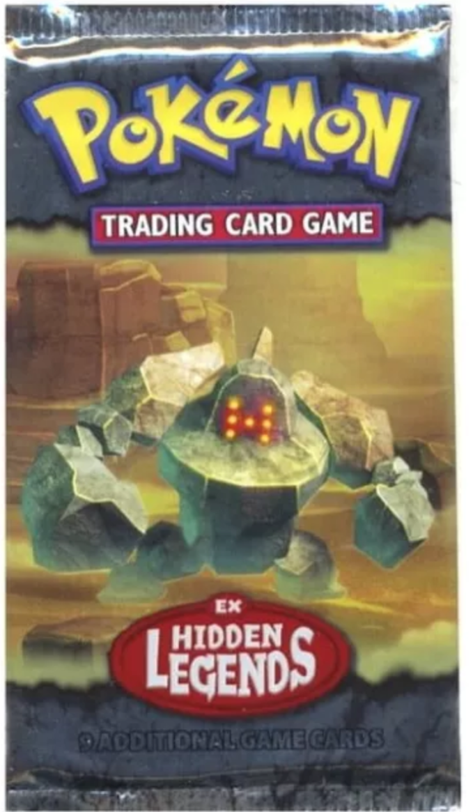 pokemon ex hidden legends booster box 2004 Pokemon Card Game (TCG) - ex HIDDEN LEGENDS - Empty Booster Packs  Wrappers