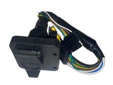 Hitch Trailer Wire 4 Flat To 6 Way 4 Flat With Bracket Mounting Hardware